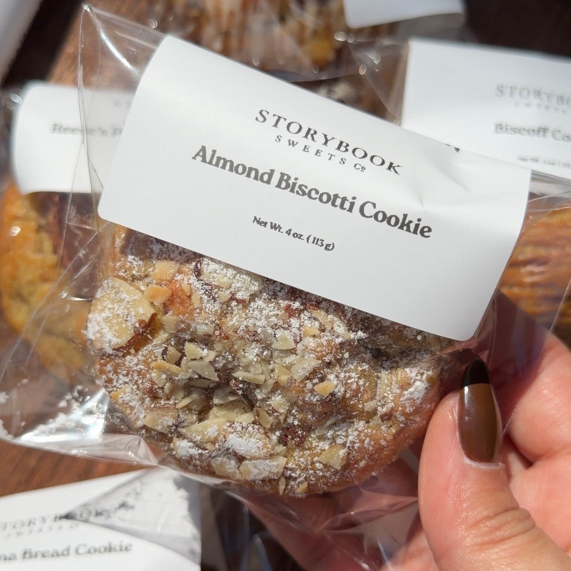 Almond Biscotti Cookie 4-Pack