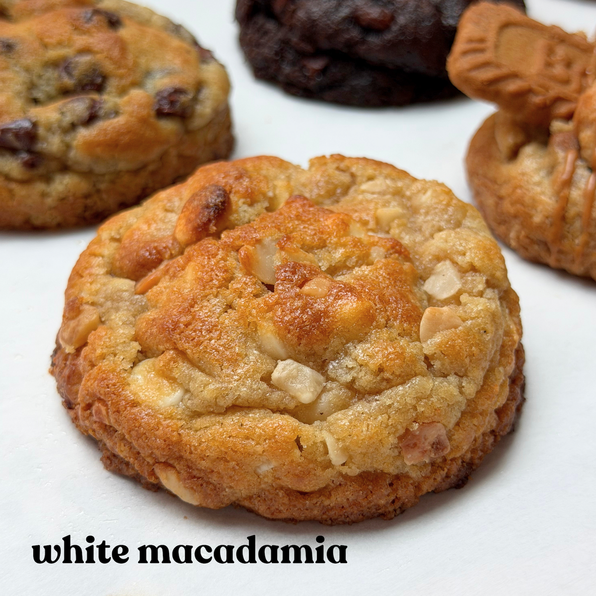 White Macadamia Cookie 4-Pack